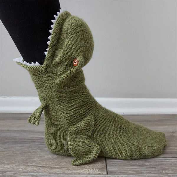 Wool Knitted Animal Socks