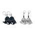 Rotating Cat Playful Keychain