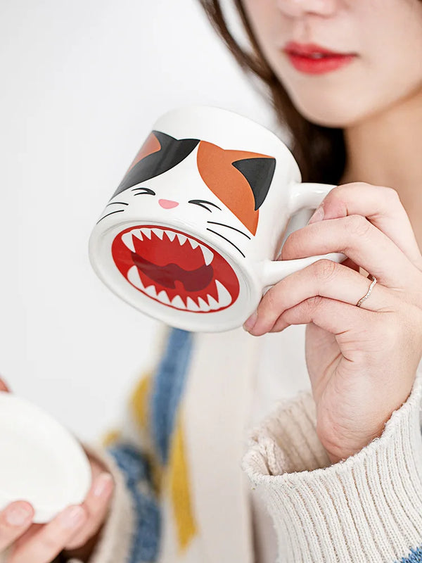 Cat Mug + Spoon