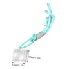 Clear Acrylic Mosaic Pixel Keychain