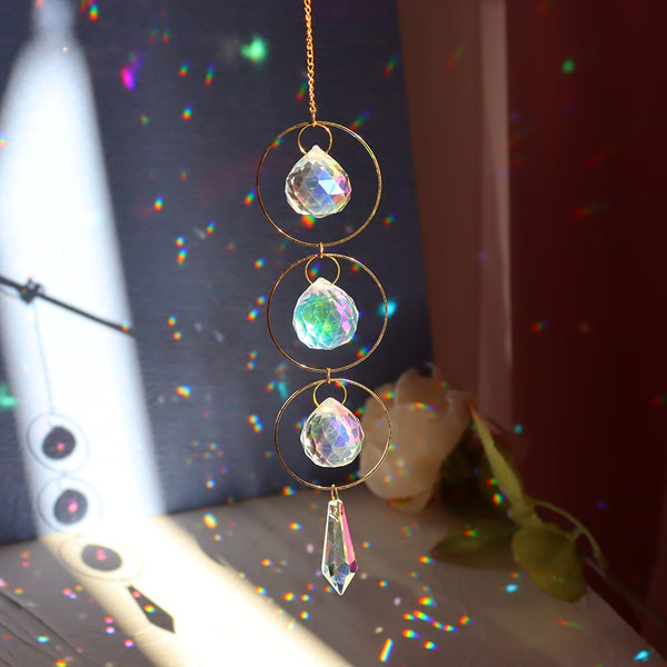 Hanging Crystal Wind Chime Prism