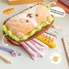 Hamburger Plush Pencil Case